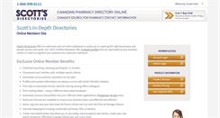 Desktop Screenshot of canadianpharmaselect.com